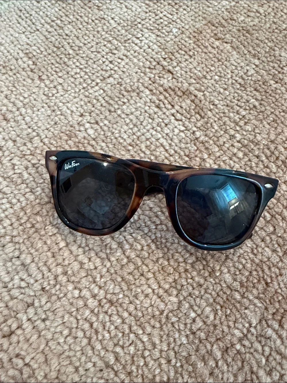 Unbranded Kids Tortoise Shell Sunglasses - Brown Frame, Black Lenses